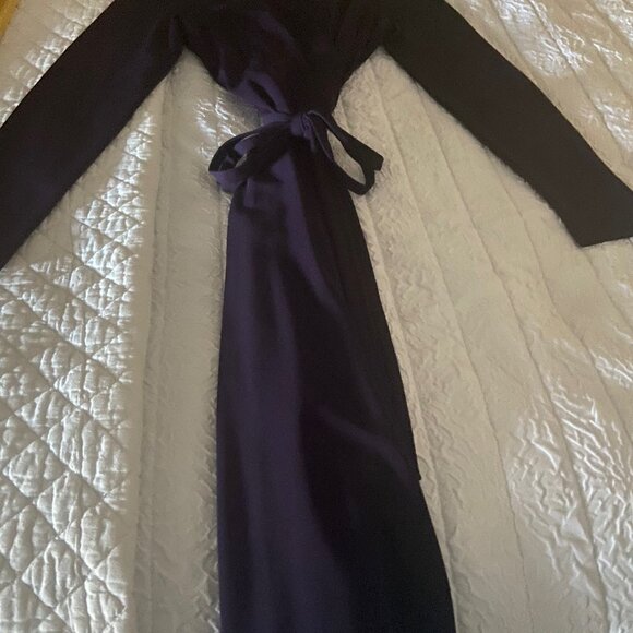 Gently Worn and Dainty Caslon Purple Wrap Dress - Size XS - Picture 3 of 3